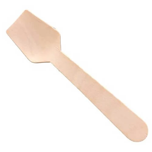 Ξύλινο Κουτάλι Παγωτού Συσκευασμένο ΑΣΤΗΡ 100τμχ