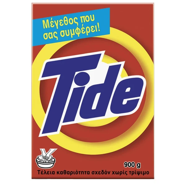 Απορρυπαντικό Ρούχων σε Σκόνη TIDE 900gr