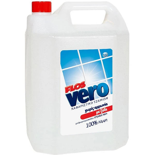 Υγρό Τζαμιών με Ξύδι Διαφανές VERO 4lt