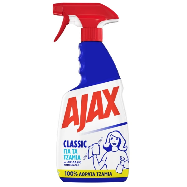 Υγρό Τζαμιών με Αντλία Classic AJAX 500ml