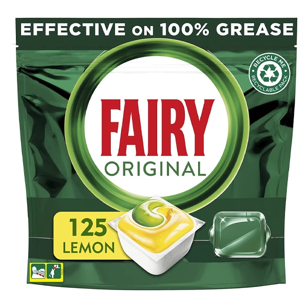 Ταμπλέτες Πλυντηρίου Πιάτων FAIRY 125τμχ (63+62τμχ ΔΩΡΟ)