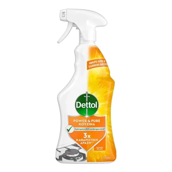 Καθαριστικό Spray για Κουζίνα Power & Pure DETTOL 750ml