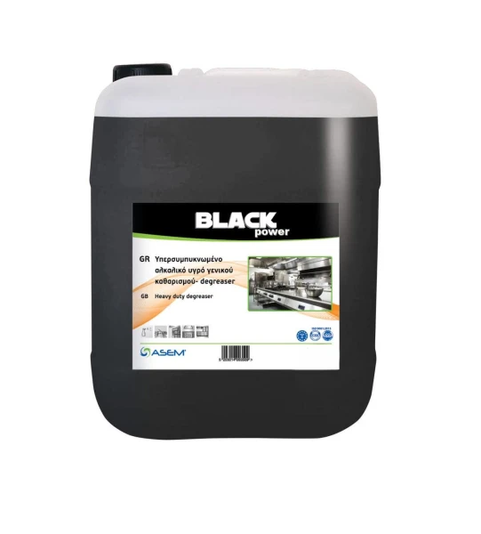 Αλκαλικό Καθαριστικό Γενικού Καθαρισμού Black Power Degreaser ASEM 5lt