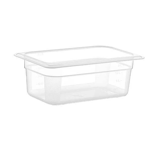 Δοχείο Τροφίμων PP GN1/4-10cm GNPP-14100 Χωρίς Καπάκι 1τμχ