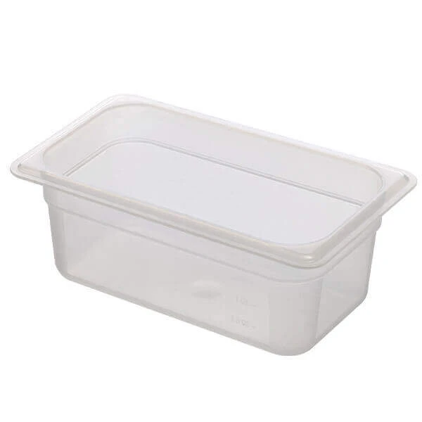 Δοχείο Τροφίμων PP GN1/4-15cm GNPP-14150 Χωρίς Καπάκι 1τμχ