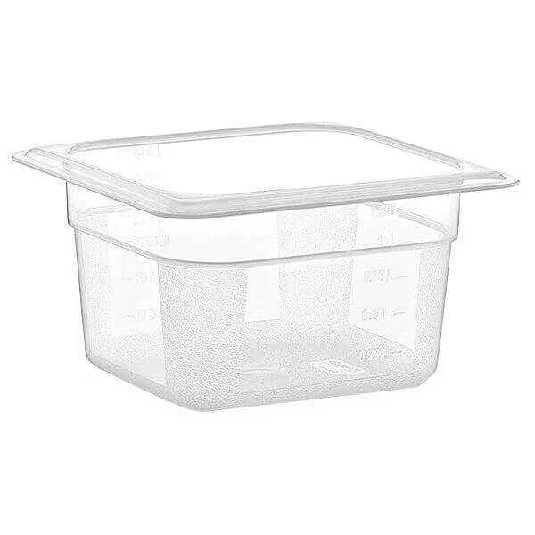 Δοχείο Τροφίμων PP GN1/6-10cm GNPP-16100 Χωρίς Καπάκι 1τμχ