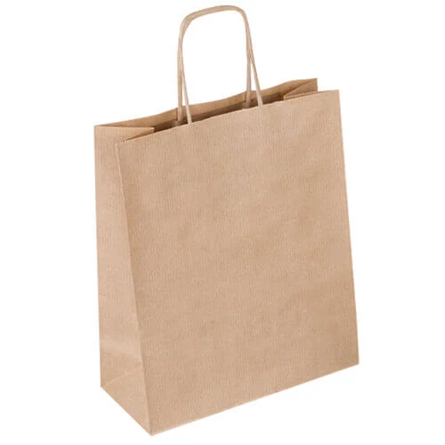 Σακούλα Χάρτινη Κραφτ 32x12x41cm με Στριφτό Χερούλι 25τμχ