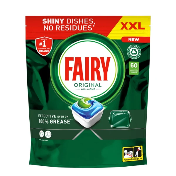 Ταμπλέτες Πλυντηρίου Πιάτων Original FAIRY 60τμχ