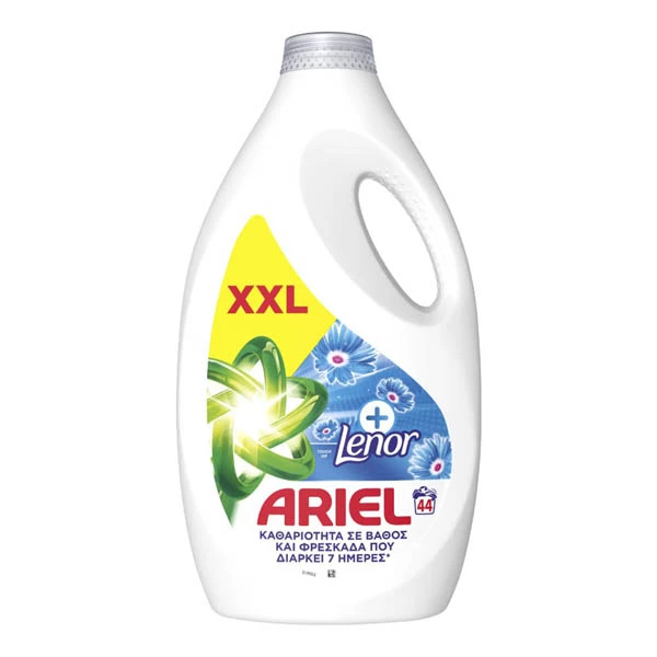 Υγρό Πλυντηρίου Ρούχων 44μεζ. Touch Of Lenor ARIEL 1,98lt
