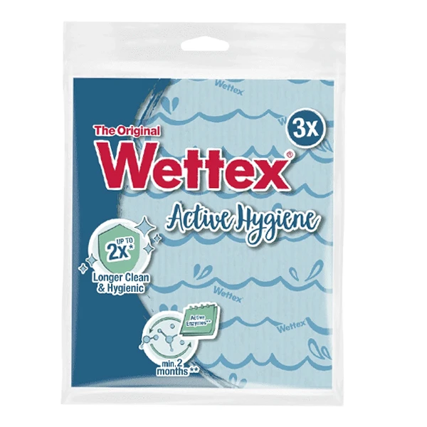Σπογγοπετσέτα No1 Hygiene Active WETTEX 3τμχ