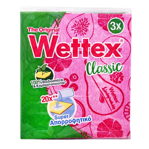 Πανάκι Καθαρισμού No 1 WETTEX 3τμχ