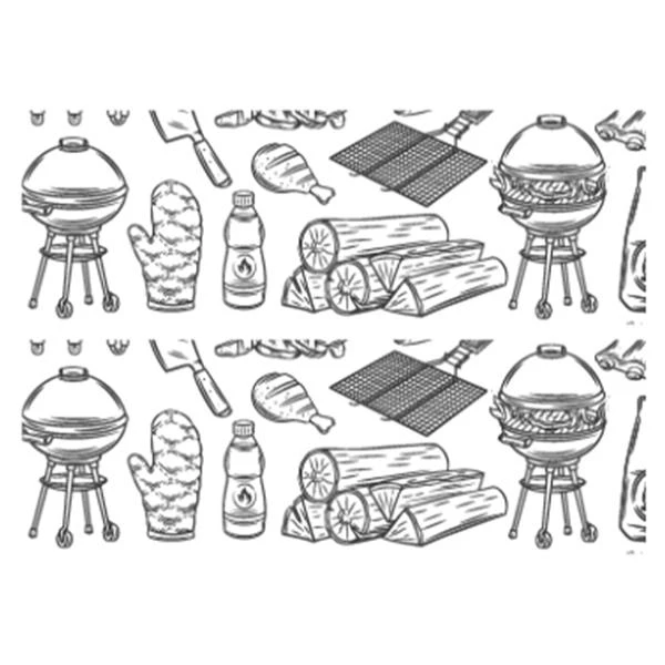 Χαρτί Περιτυλίγματος Τυπωμένο Grill Meat 20x30cm 10kg