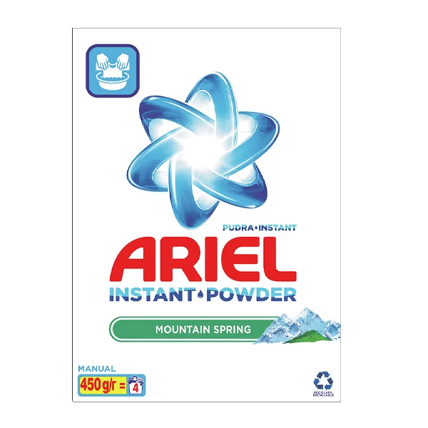 Απορρυπαντικό Ρούχων σε Σκόνη Mountain Spring ARIEL 450gr