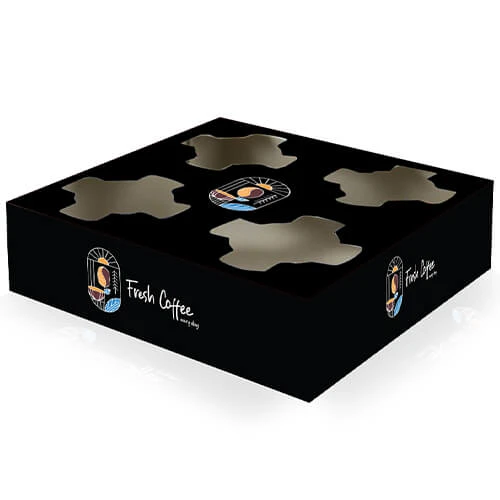 Ποτηροθήκη 4 Θέσεων "Fresh Coffee" 50τμχ