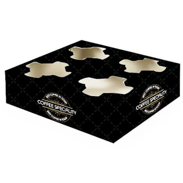 Ποτηροθήκη 4 Θέσεων "Coffee Speciality" 50τμχ