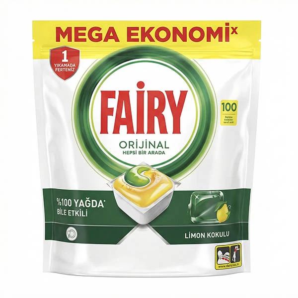 Ταμπλέτες Πλυντηρίου Πιάτων Original FAIRY 100τμχ
