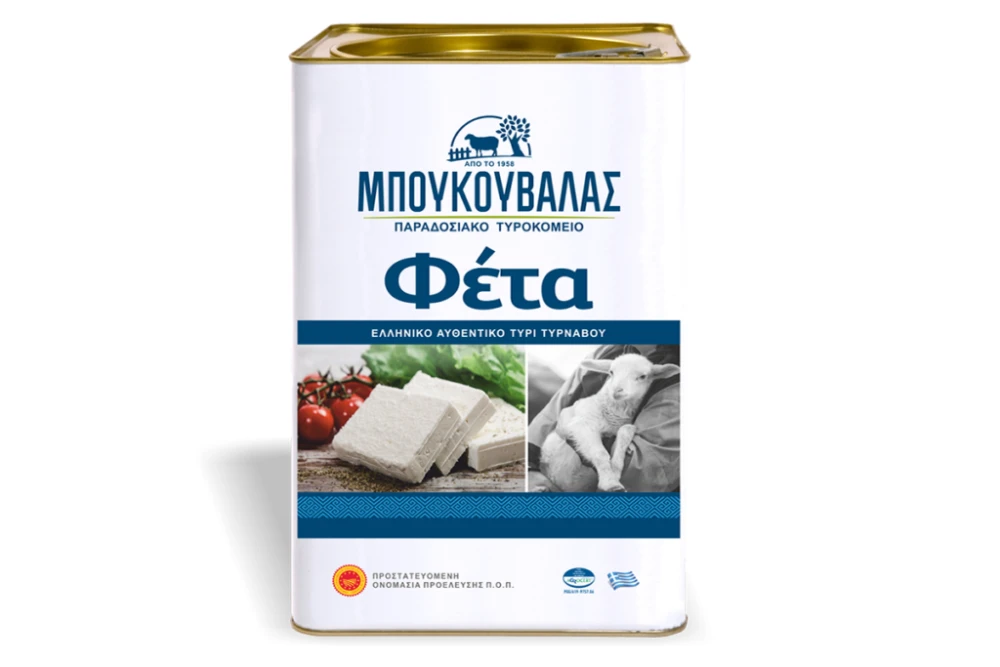 Φέτα Π.Ο.Π Δοχείο ΜΠΟΥΚΟΥΒΑΛΑΣ ~14kg