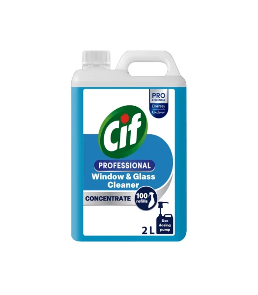 Καθαριστικό Τζαμιών & Γυάλινων Επιφανιών Συμπυκνωμένο Professional CIF 2lt