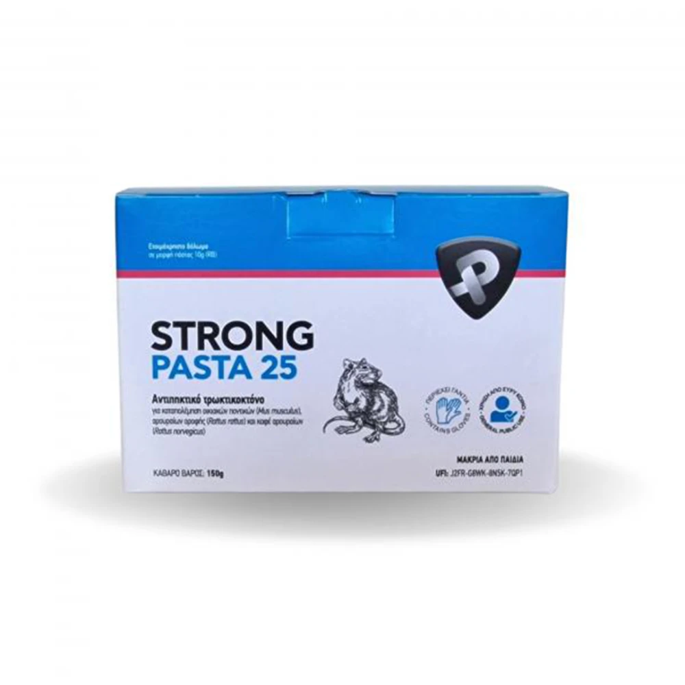 Ποντικοφάρμακο Strong Pasta 25 PROTECTA 150gr