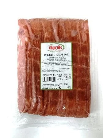 Μπέικον Καπνιστό σε Φέτες DIANIK 1,5kg