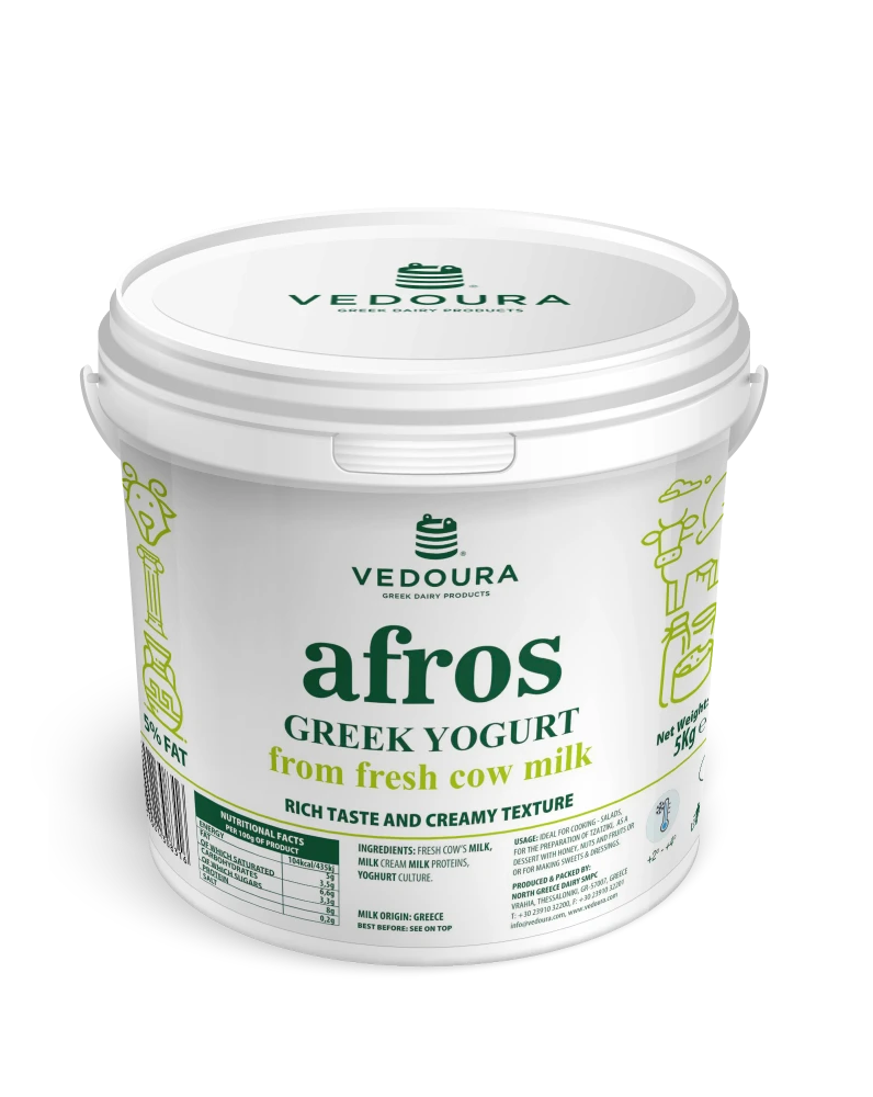 Στραγγιστό Γιαούρτι Afros 5% VEDOURA 5kg