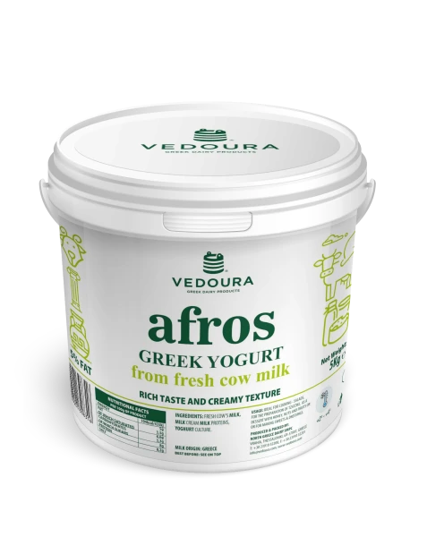 Στραγγιστό Γιαούρτι Afros 5% VEDOURA 5kg