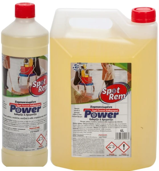 Υγρό Γενικού Καθαρισμού Power SPOT REM 4lt