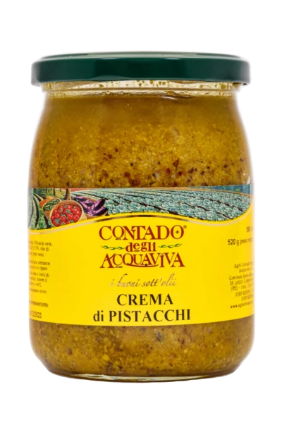 Σάλτσα Πέστο Pistachio CONTADO DEGLI ACQUAVIVA 520gr