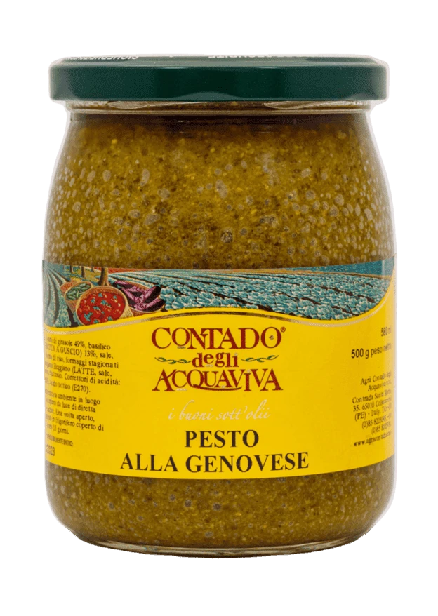 Σάλτσα Πέστο Βασιλικού CONTADO DEGLI ACQUAVIVA 500gr