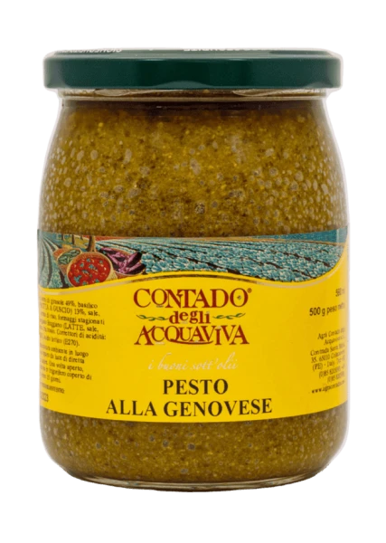 Σάλτσα Πέστο Βασιλικού CONTADO DEGLI ACQUAVIVA 500gr