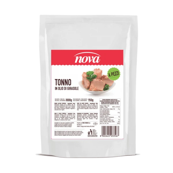 Τόνος Τεμαχισμένος NOVA 1kg