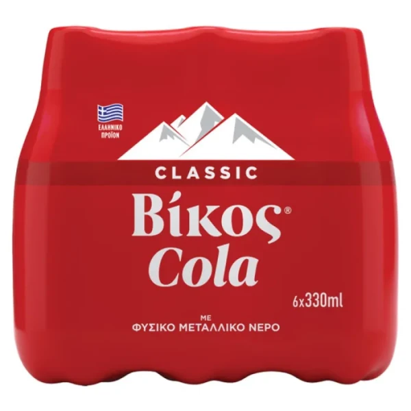 Αναψυκτικό Cola PET ΒΙΚΟΣ 330ml (6x330ml)