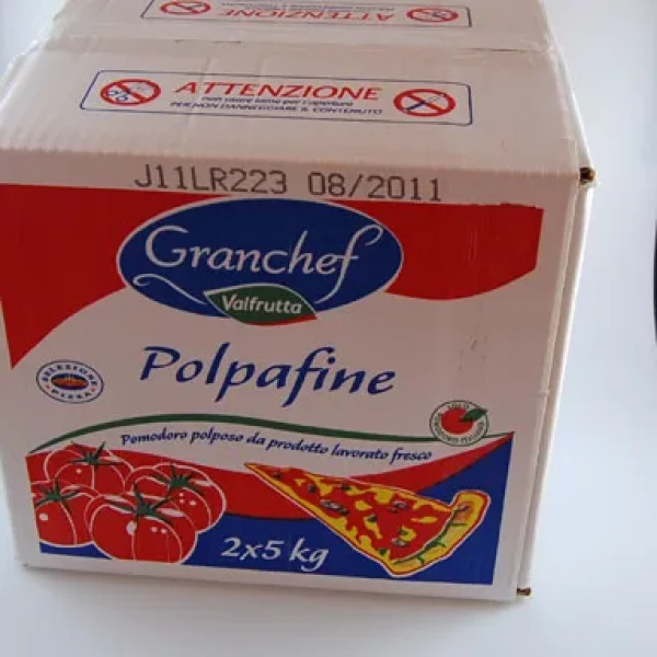 Ντομάτα Polpa Gran Sef Κιβώτιο VALFRUTTA 5kg (2x5kg)
