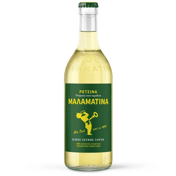 Ρετσίνα ΜΑΛΑΜΑΤΙΝΑ 500ml (20x500ml)