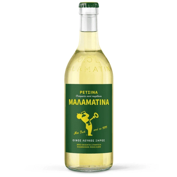 Ρετσίνα ΜΑΛΑΜΑΤΙΝΑ 500ml (20x500ml)