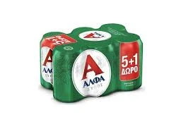 Μπύρα Κουτί ΑΛΦΑ 330ml (4x 5+1)
