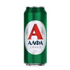Μπύρα Κουτί ΑΛΦΑ 500ml (24x500ml)