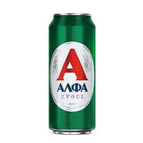 Μπύρα Κουτί ΑΛΦΑ 500ml (24x500ml)