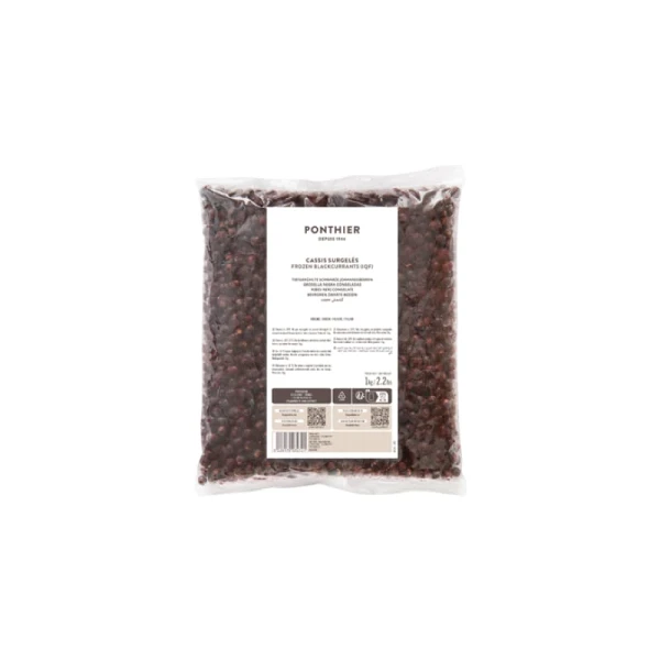Μαύρο Φραγκοστάφυλλο (Blackcurrant) Frozen Fruits PONTHIER 1kg
