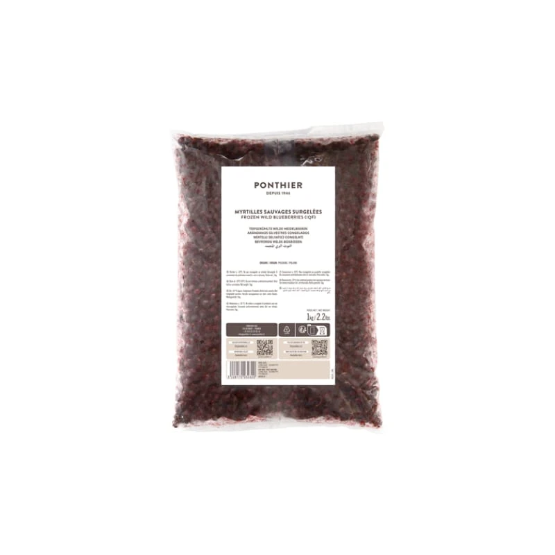 Μύρτιλο (Blueberries) Frozen Fruits PONTHIER 1kg