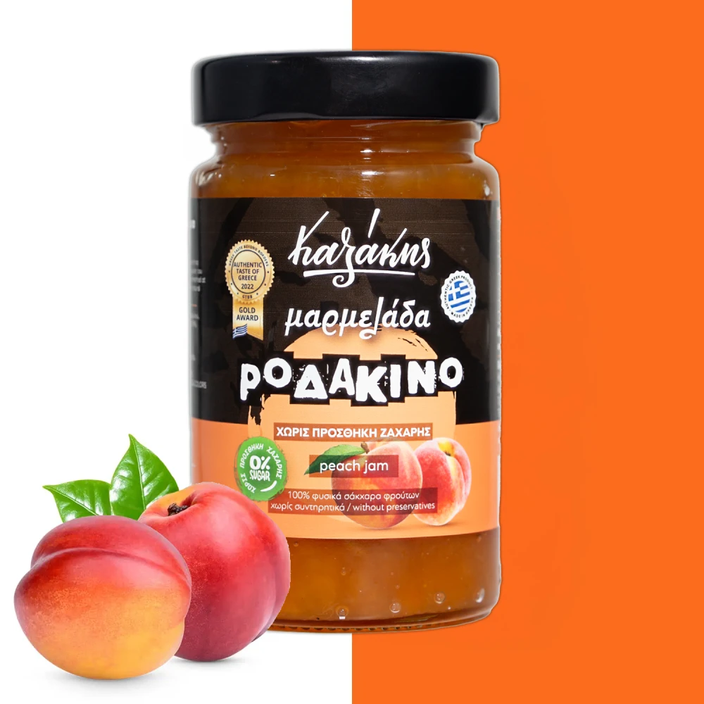 Μαρμελάδα Ροδάκινο με Σταφυλοχυμό KAZAKIS FAMILY 400gr
