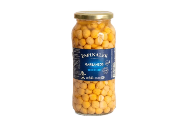 Ρεβύθια Bρασμένα σε Γυάλινο Βάζο ESPINALER 540gr