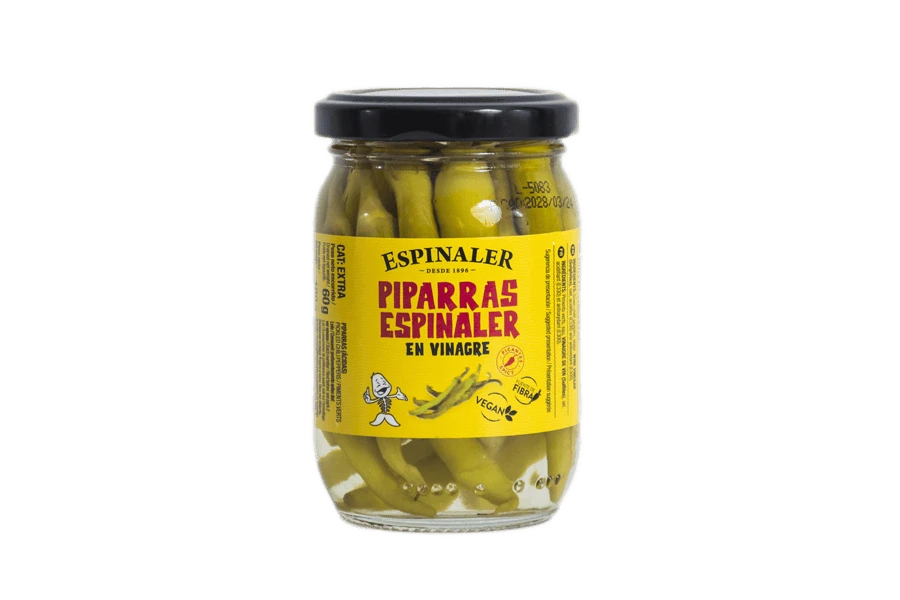 Πιπεράκι Πράσινο Τσίλι (Piparras) σε Ξύδι ESPINALER 1800gr