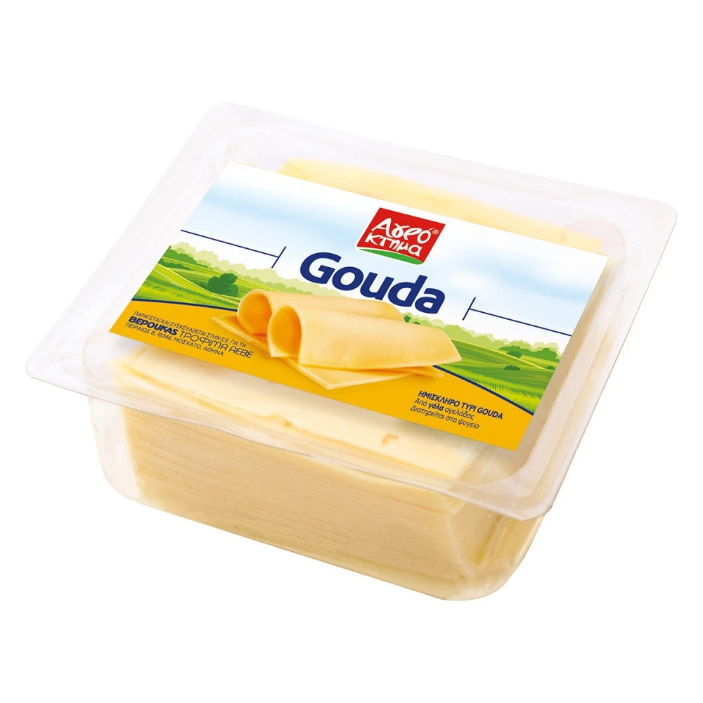 Τυρί Gouda σε Φέτες Fresh Pack ΑΓΡΟΚΤΗΜΑ 500gr