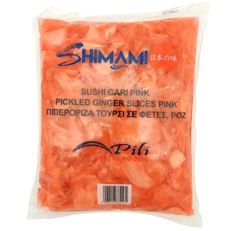 Πιπερόριζα (Τζίντζερ) για Sushi Ροζ SHIMAMI 1,5kg