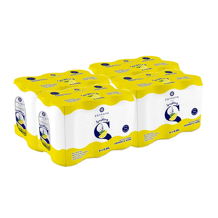 Ανθρακούχο Νερό με Λεμόνι ΣΟΥΡΩΤΗ 330ml (24x330ml)