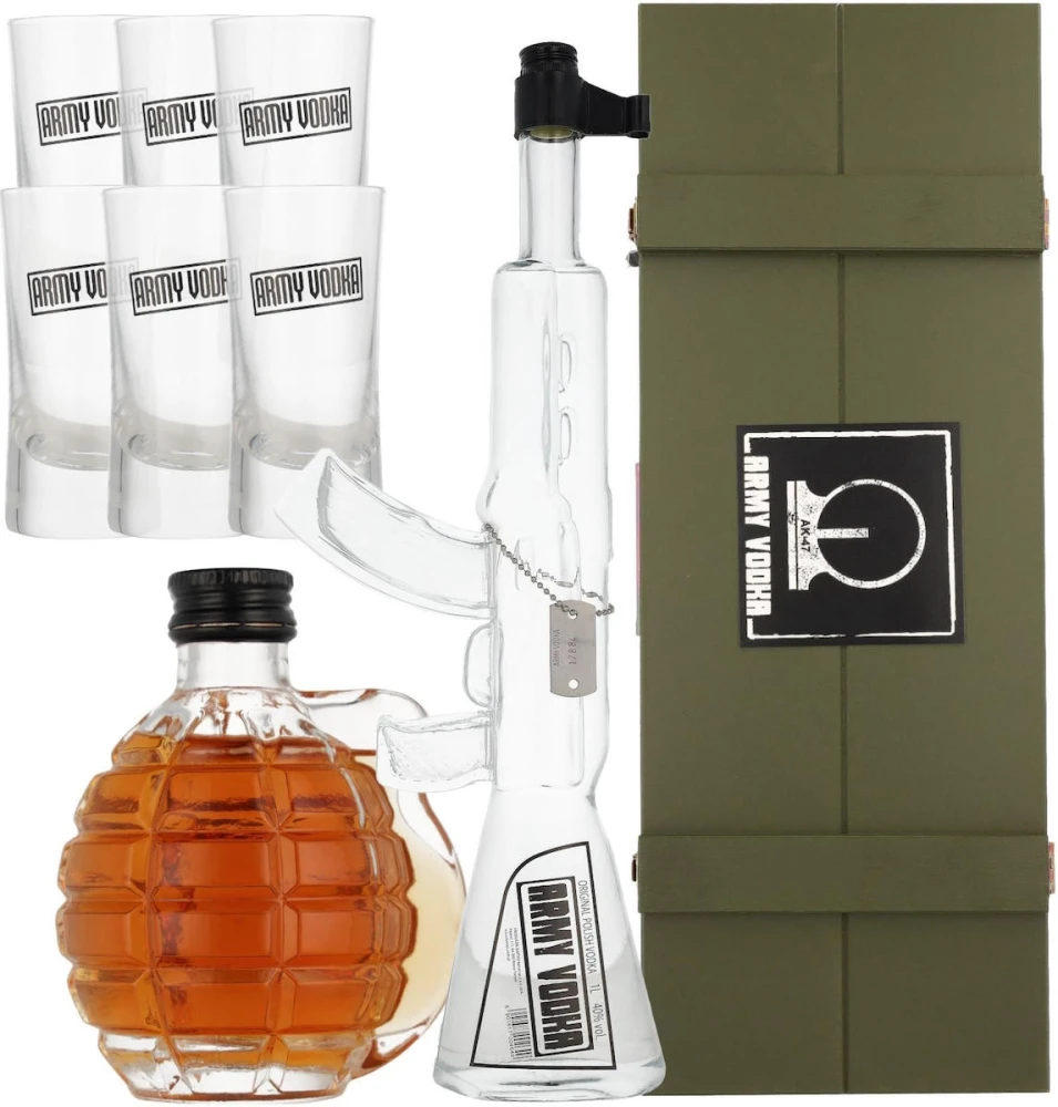 Βότκα Kalashnikov Red Army CRYSTAL HEAD 1,2lt