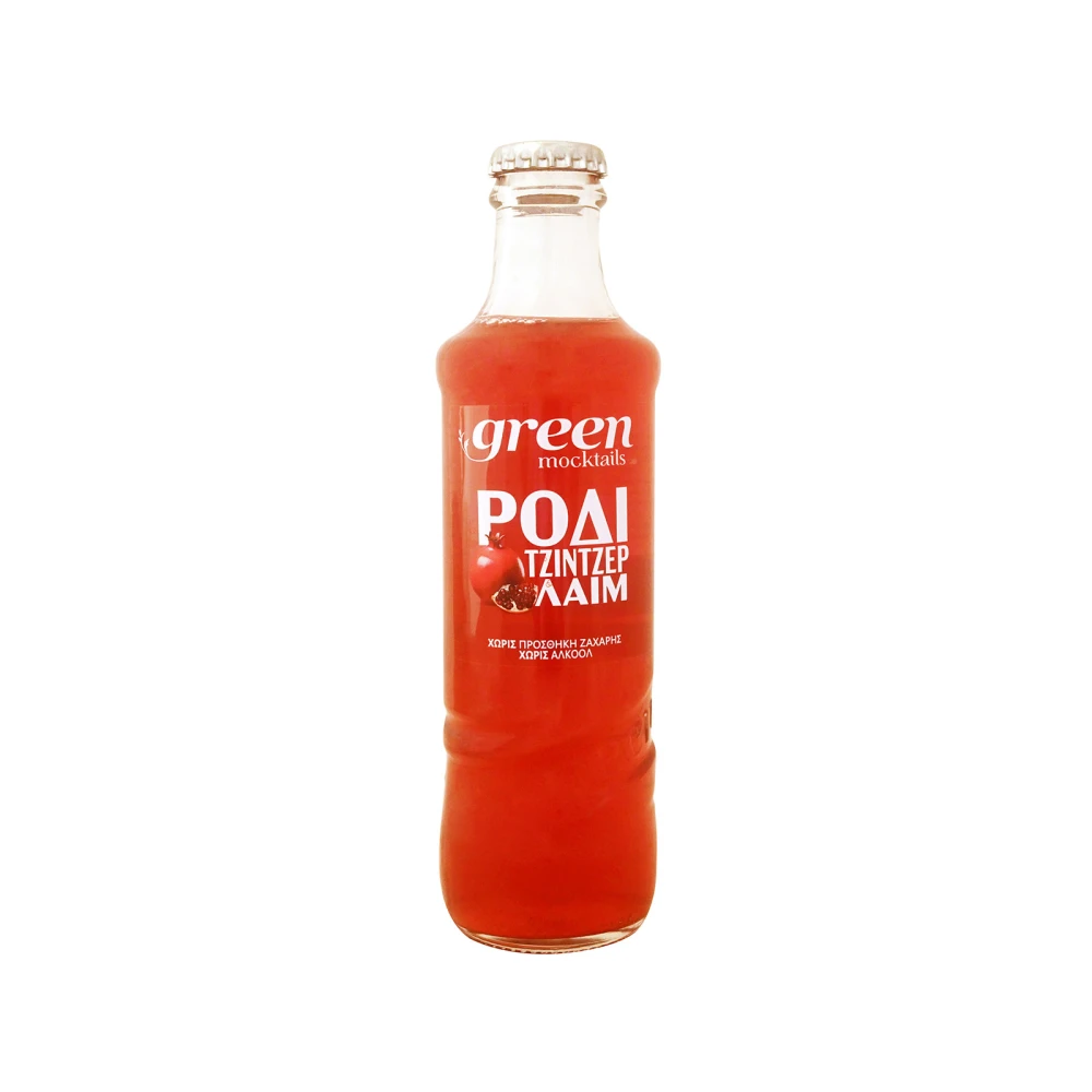 Mocktail Ρόδι, Τζίντζερ & Λάιμ GREEN COLA 250ml