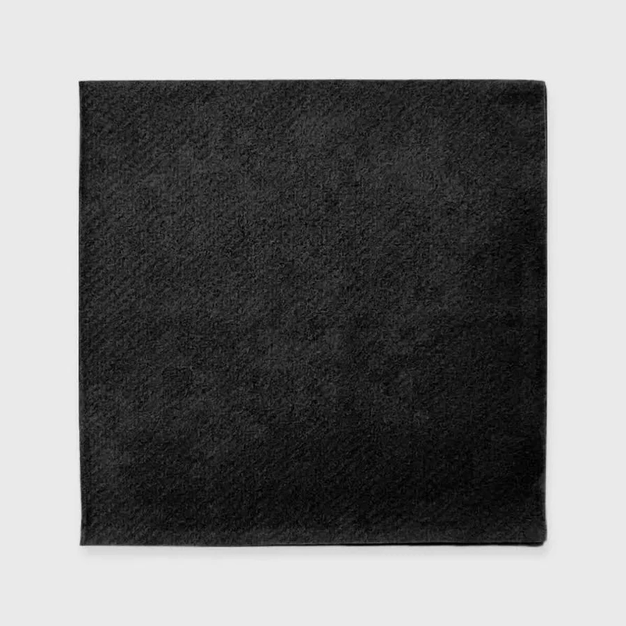 Χαρτοπετσέτα Εστιατορίου Μαύρη 24x24cm 3000τμχ
