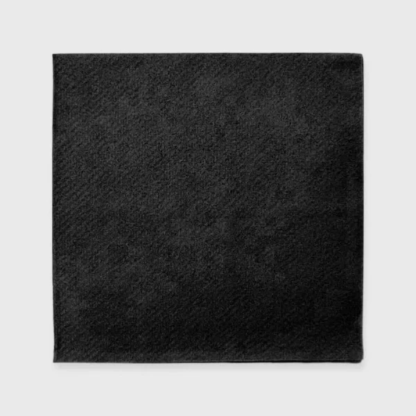 Χαρτοπετσέτα Εστιατορίου Μαύρη 24x24cm 3000τμχ
